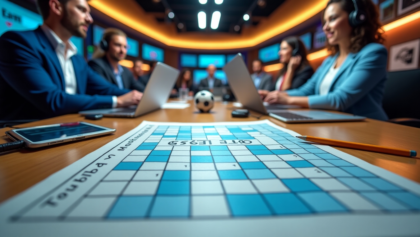 Sportscast Tech Crossword Clues